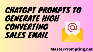 High Converting Sales Email